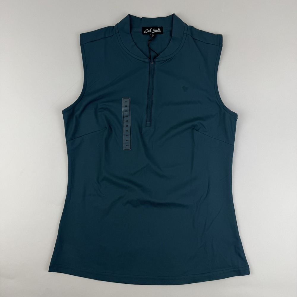 New Womens Bad Birdie Blade Sleeveless Teal Casual Golf Vest Size XSmall NWT